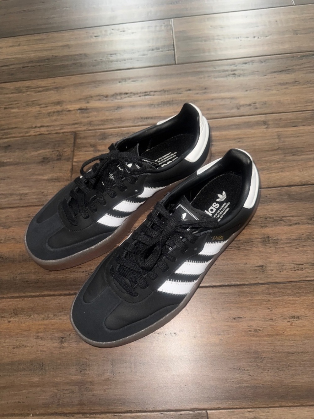 Adidas Sambas - worn once! 9.5 womens